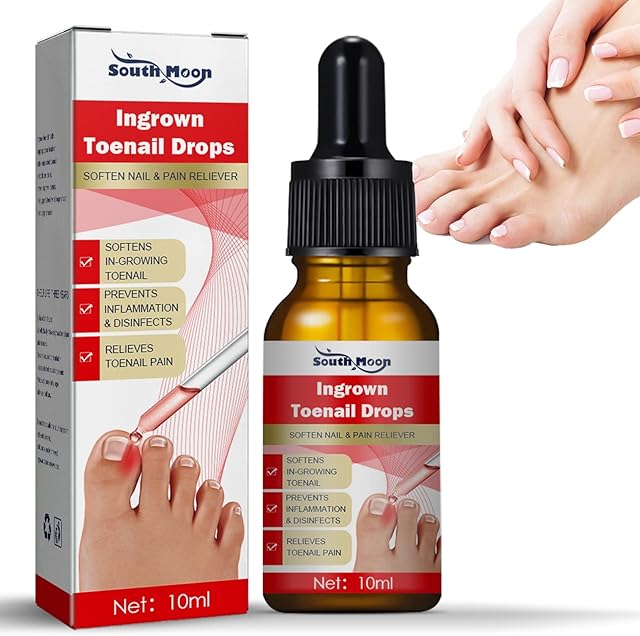 Nail Helper Ingrow Toenail Correction Treatment Oil, Ingrown Toenail Correction Drops, Cuticle Care Oils for Ingrown Toenails, Nail Care and Treatment, Nail Fungal Treatment (10ml)