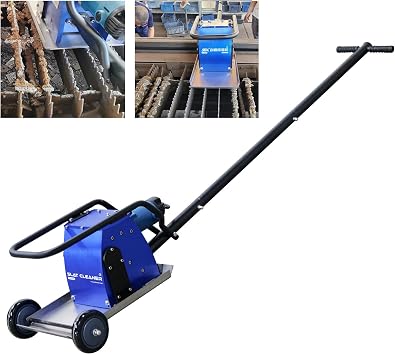 US STOCK 1020W Slat Cleaning Machine 220V Slag Removal Machine Slat Cleaner Cutting Table Cleaner Remover for 3-8mm Sword Fence of CNC Cutting Machine Slag Cleaner JS1000