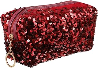 VALICLUD Bolsa de cosméticos de lentejuelas p...