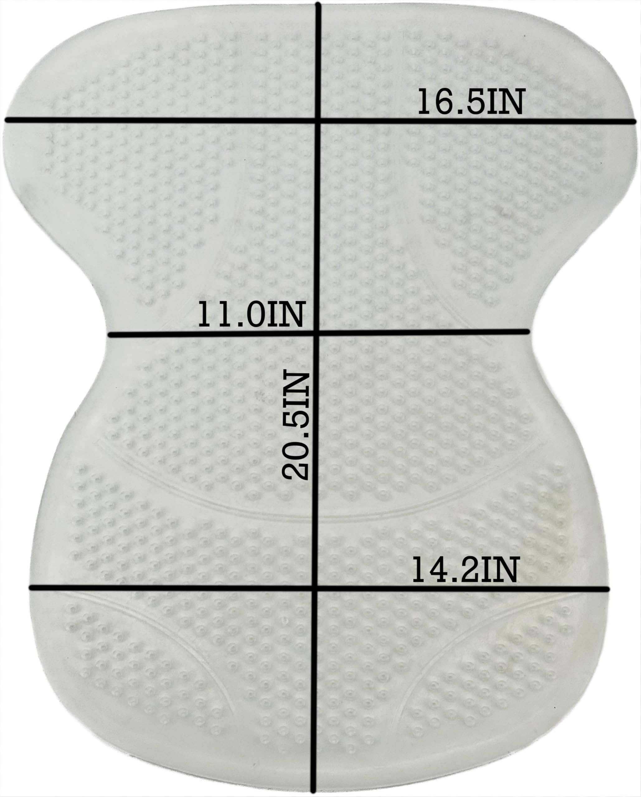 Gel Tapis de selle pour chevaux en silicone Transparent