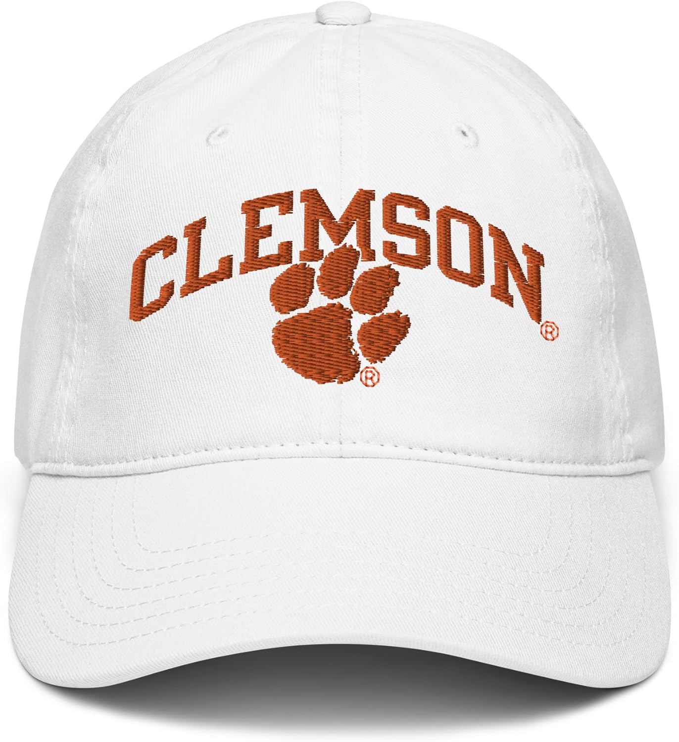 Clemson Tigers Arch Over Officially Licensed Adjustable Baseball Hat