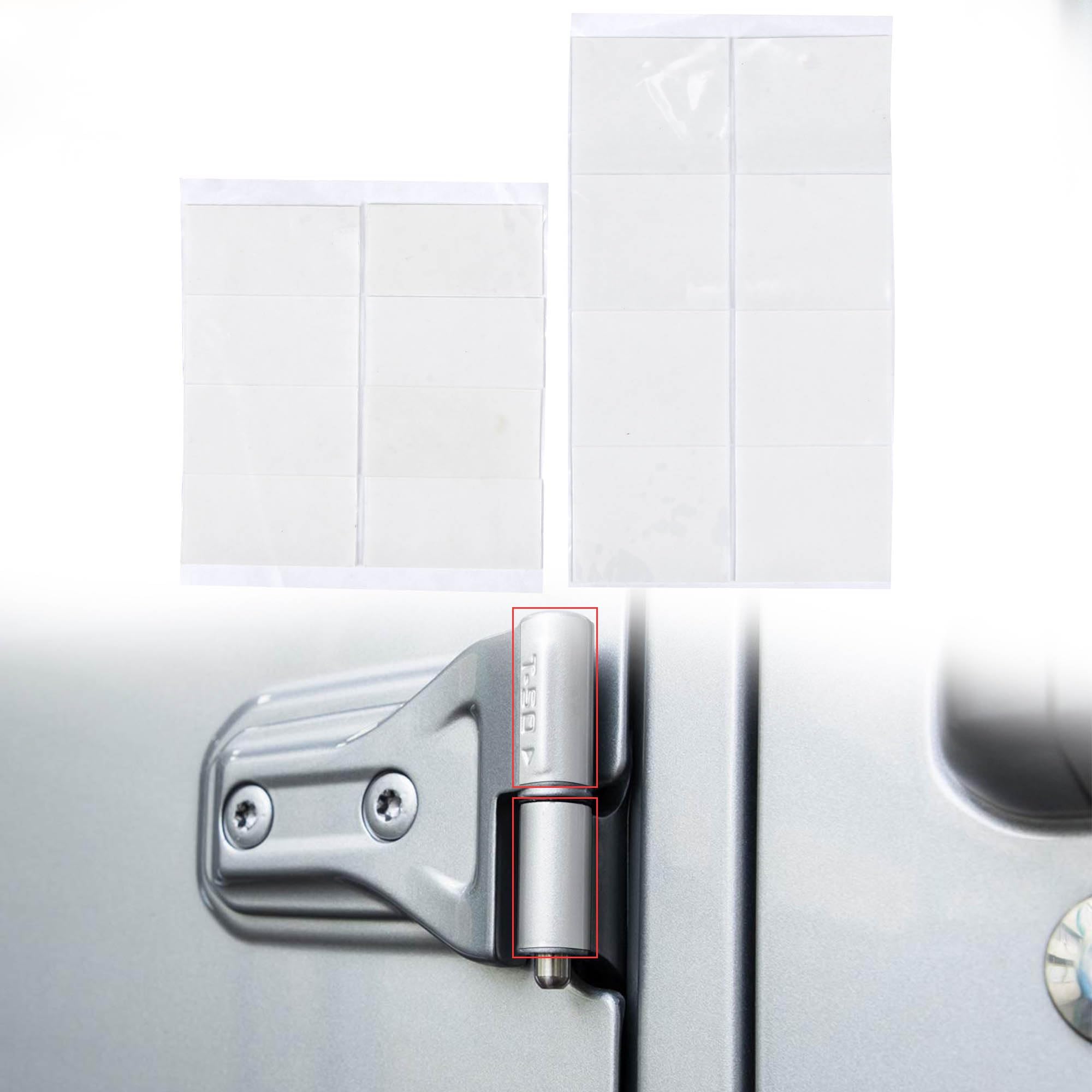 Jeep Door Hinge Covers Rock Stopperz Door Hinge Protection Kit - Compatible With Jeep Wrangler Jl Jlu Gladiator 2019 Current 4 Door Coverage Jeep Wrangler Jl Accessories