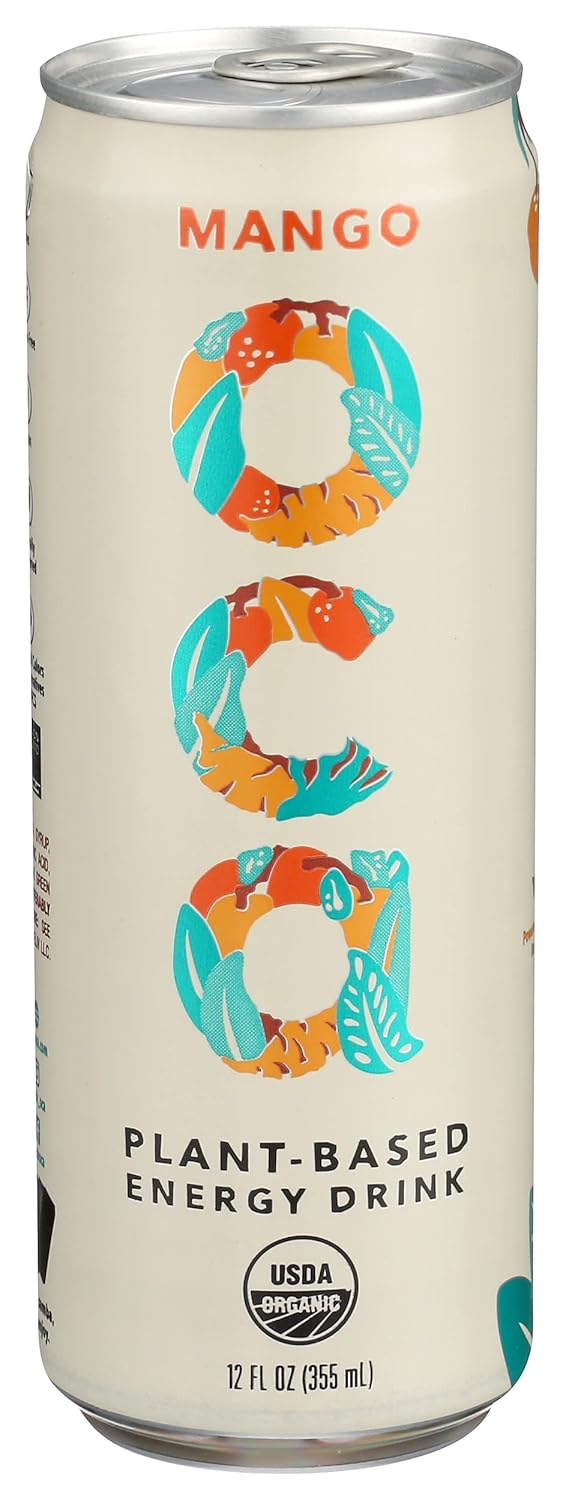 OCA Organic Mango Energy Drink, 12 FZ Grocery & Gourmet Food