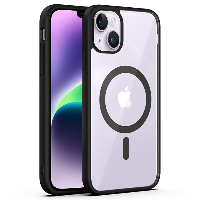 amazon basics Back Case Cover For Iphone 14 (Thermoplastic Polyurethane_Black)