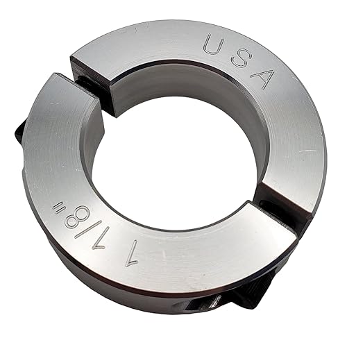 Miniatura 33 de Diámetro de orificio de 0.50 pulgadas - Abrazadera del collar de eje de dos piezas - Aluminio 2024 (paquete de 4)