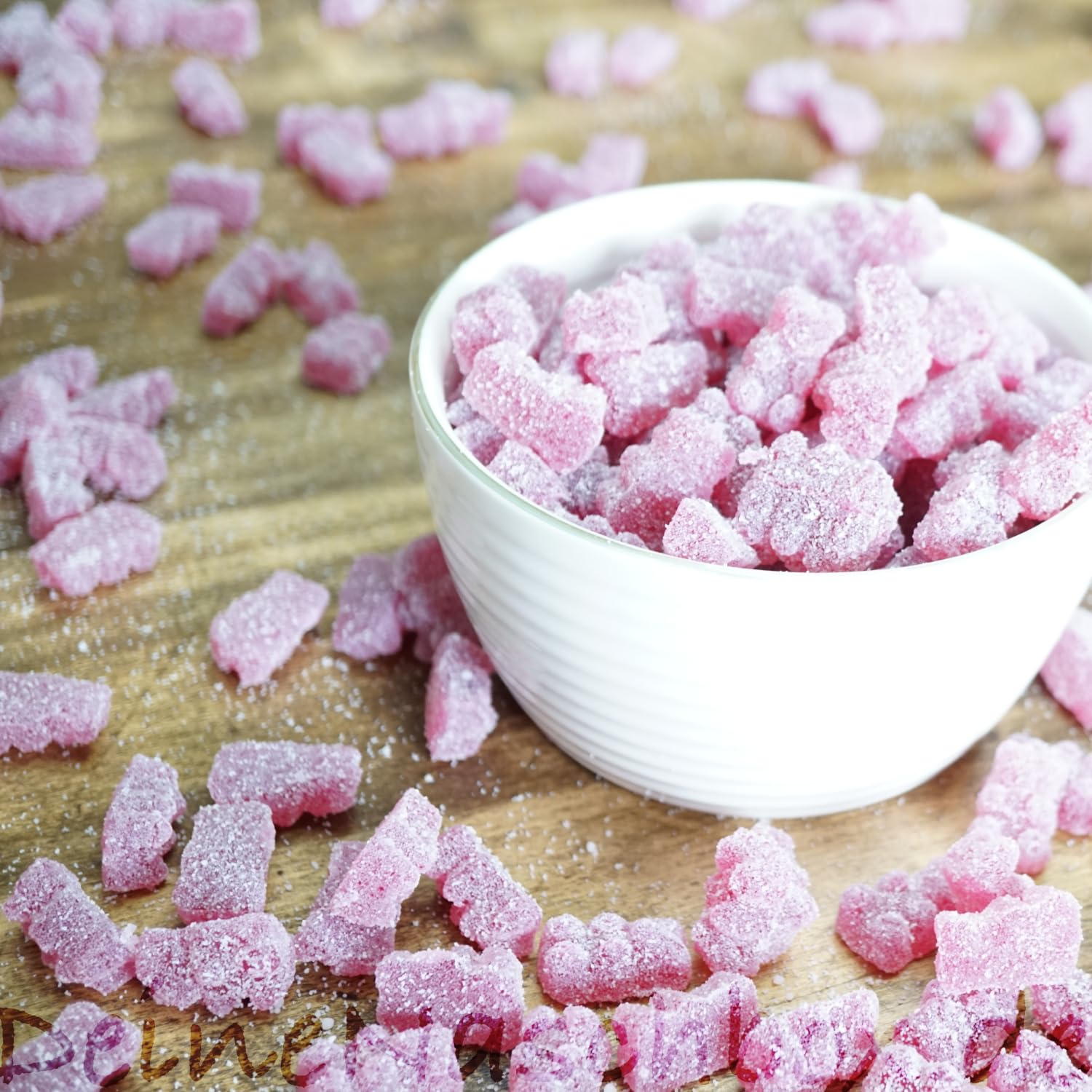 PE-ÄM | Wirklich Saure Zuckerfreie Fruchtgummi Kirsch Bärchen | 2kg Big Pot | XXL Pack für Party, Candybar & Geschenk | Saftig | Premiumfruchtgummi