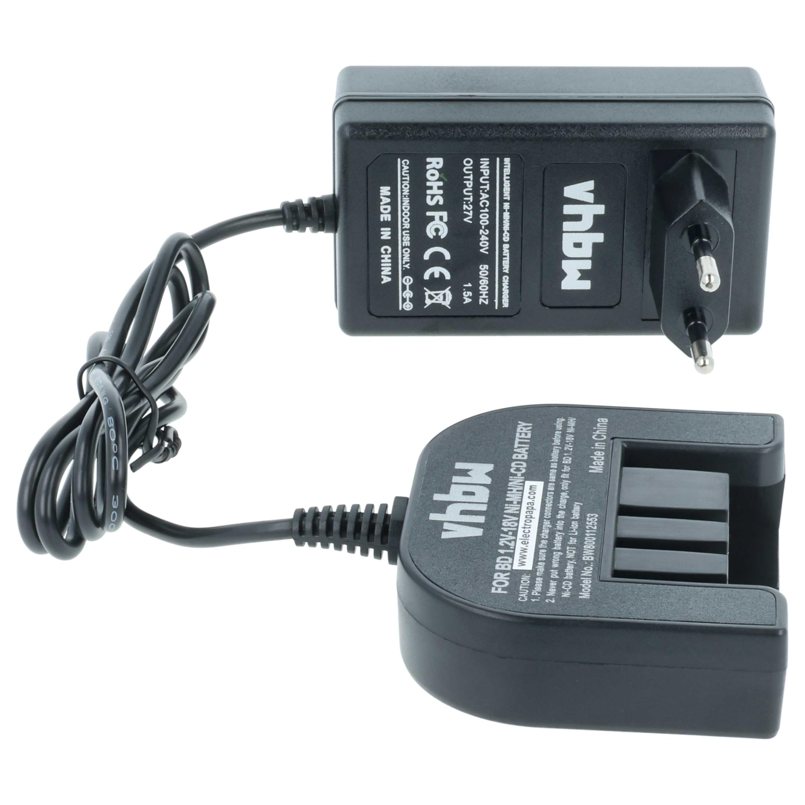 vhbw Cargador Compatible con Black & Decker Firestorm FS120B