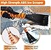 PLACHIDAY Snow Brush & Ice Scraper, 27'', Ice Scrapers for Car Windshield, Detachable Snow Removal Tool with Ergonomic Foam Grip for Cars, Suvs, Trucks