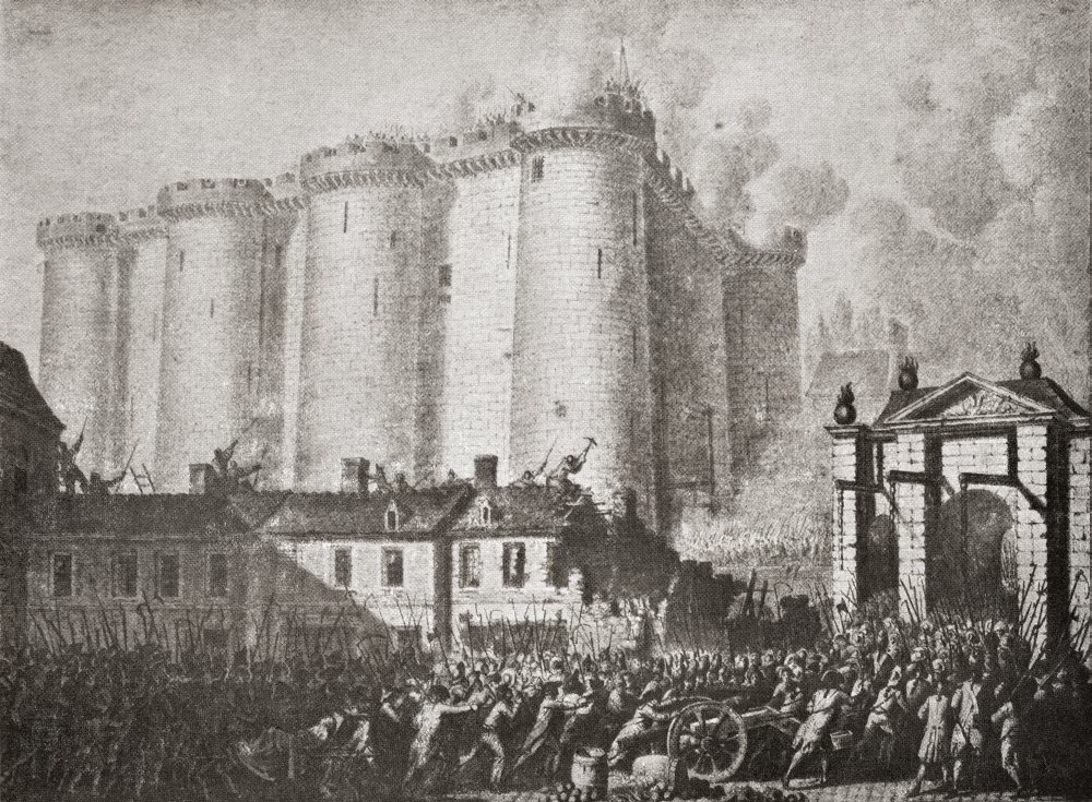 Amazon.com: Posterazzi The Storming Of The Bastille Paris France