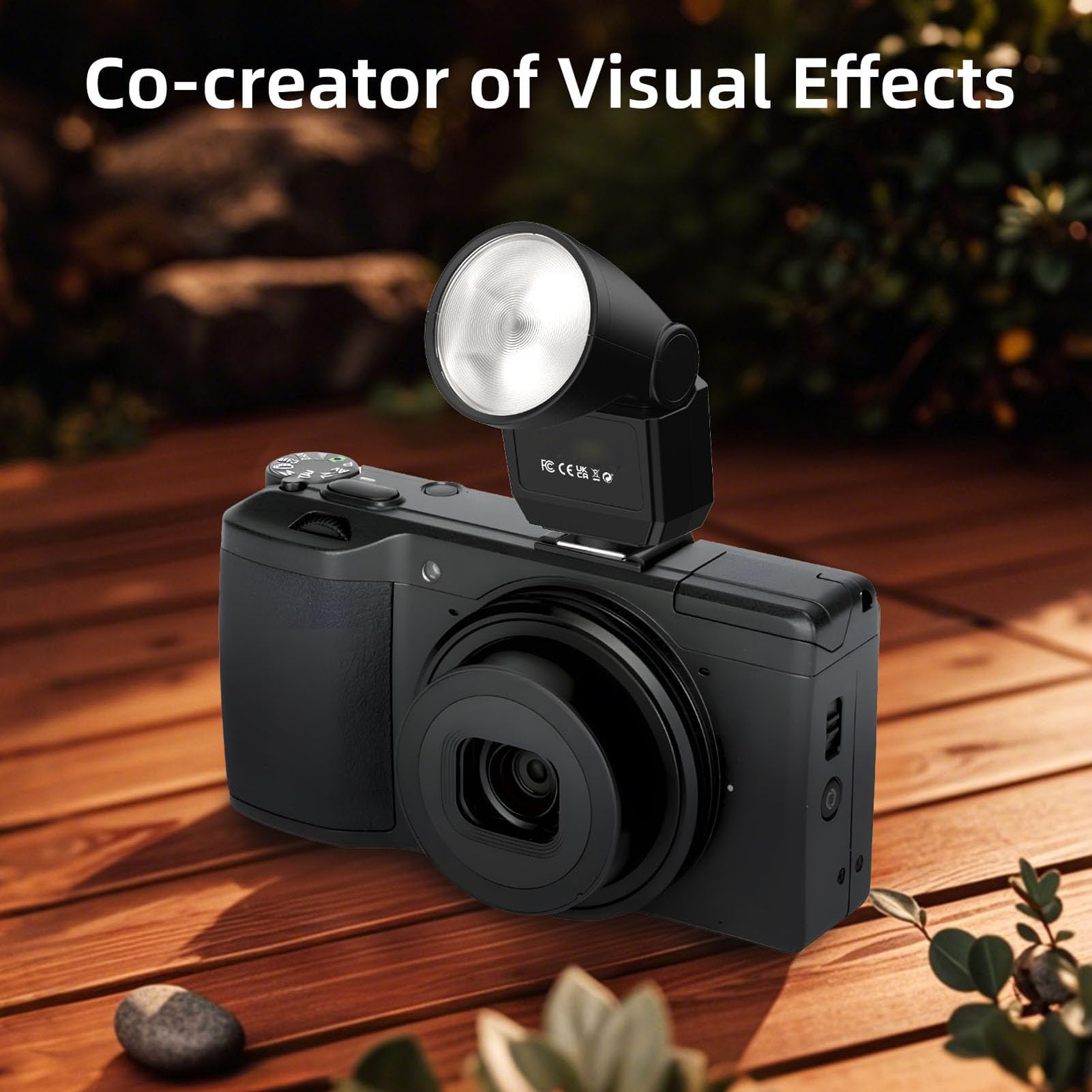 Micro Camera Flash GN8, 6500K Temperatura Colore