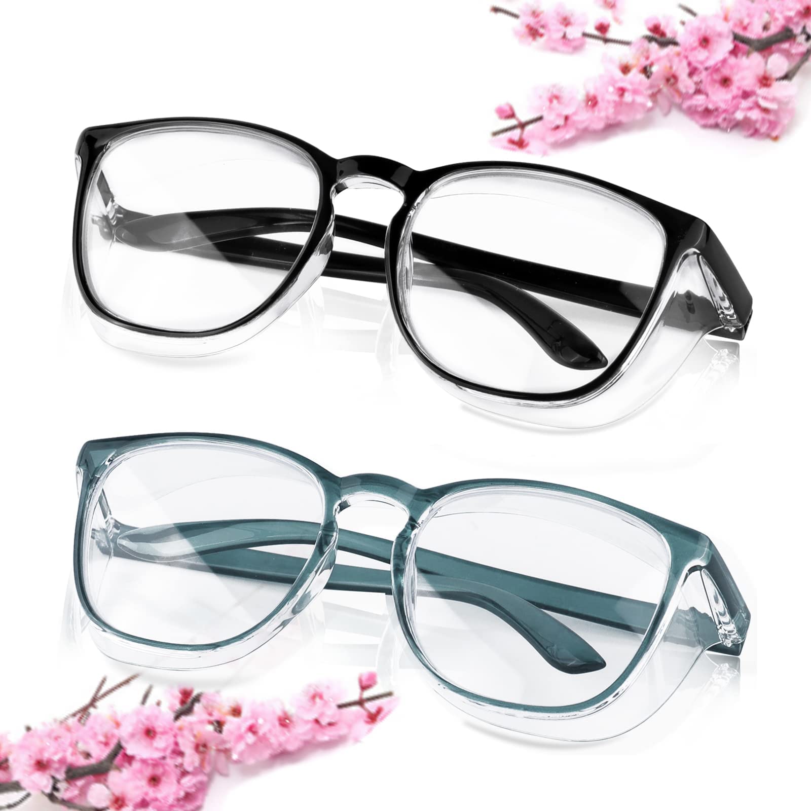 SQIMZAR Lunettes de sécurité pour femmes, infirmières, lunettes de protection, lunettes de sécurité anti-buée
