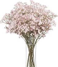N&T NIETING Gypsophila Artificial Flowers, 10Pcs Baby Breath Flowers Artificial, Fake Gypsophila for DIY Wedding Bouquet Party Table Centerpieces Flower Arrangements and Home Decor(Pink)