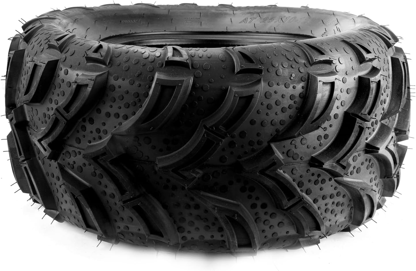 PHILTOP ATV/UTV 25x10-12, 6 Ply, 2x ATV Tires Suitable for Go Kart, Racing, Four Wheeler, Quad, Mud Sand Trail Off Road