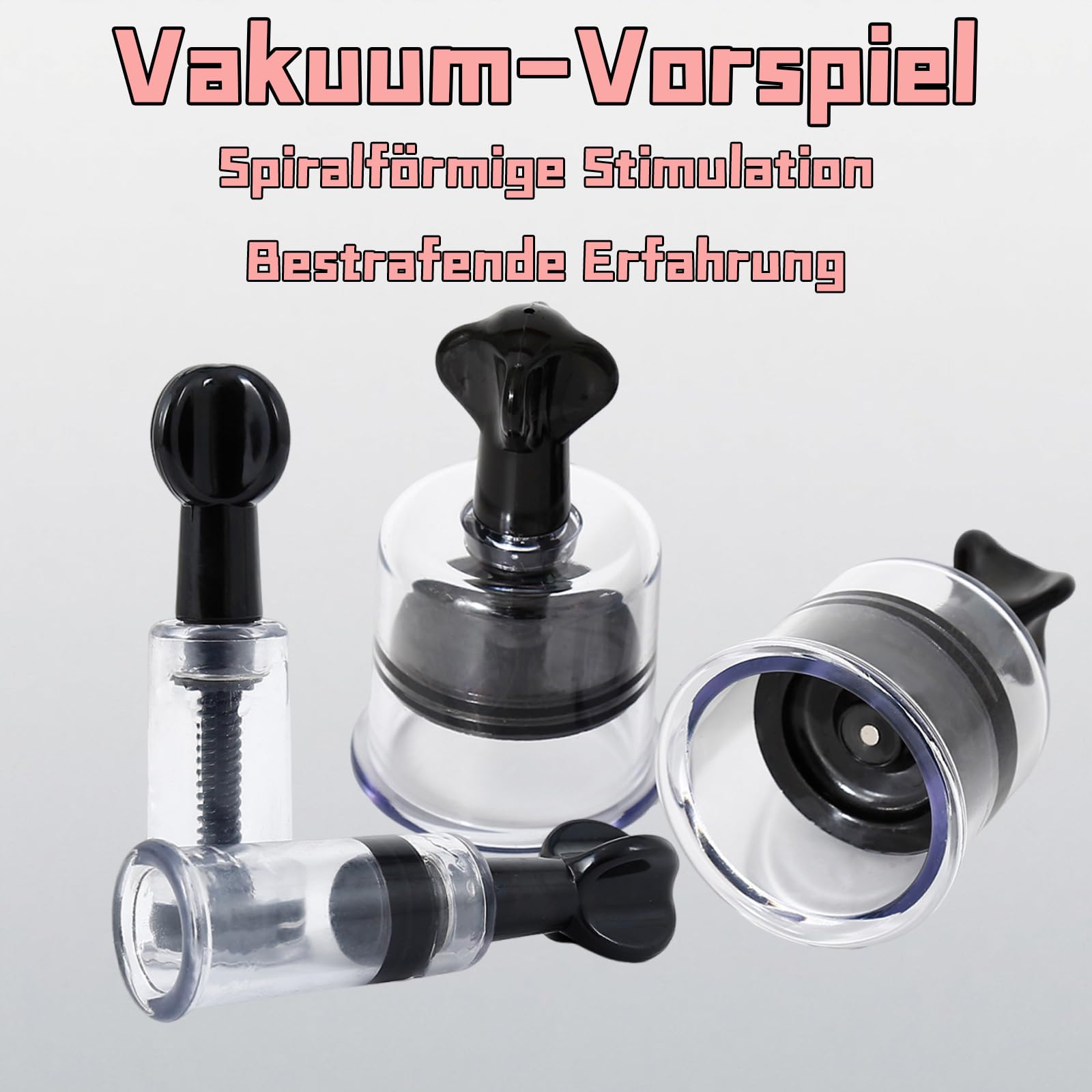 Aspirateurs De Tétons Pour Femmes Noirs 8 Pièces Excitation Extrême Des Mamelons Pompe Nipple Sucker BDSM Aspirateurs De Mamelons Pour Jeux SM Fétichisme Augmentation Du Plaisir Pompe À Tétons Pour