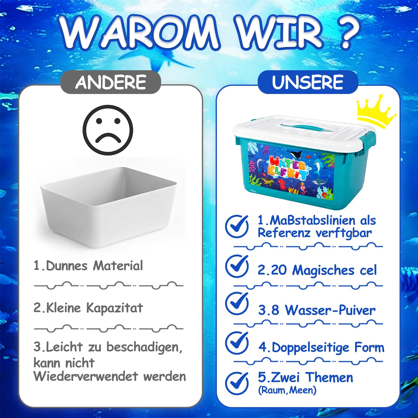 SACBRZZ Magic Water Elf, zestaw DIY 3D żel wodny, z 24 kolorami i 24 kształtami, zestaw do gry w wodę z wodnymi wróżkami, zestaw żelu wodnego do zabawy dla dzieci w wieku 3+, chłopców i dziewczynek na