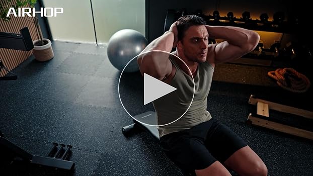 AIRHOP エクササイズマット 12枚セット ブラック 60x60cm Amazon.com: AIRHOP 0.56in Thick 48 Sq Ft Exercise Equipment