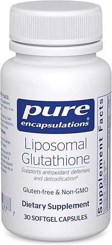 Miniatura 10 de Pure Encapsulations Glutatión liposomal  Suplemento para apoyo inmunológico hígado antioxidantes desintoxicación y radicales libres  60 cápsulas