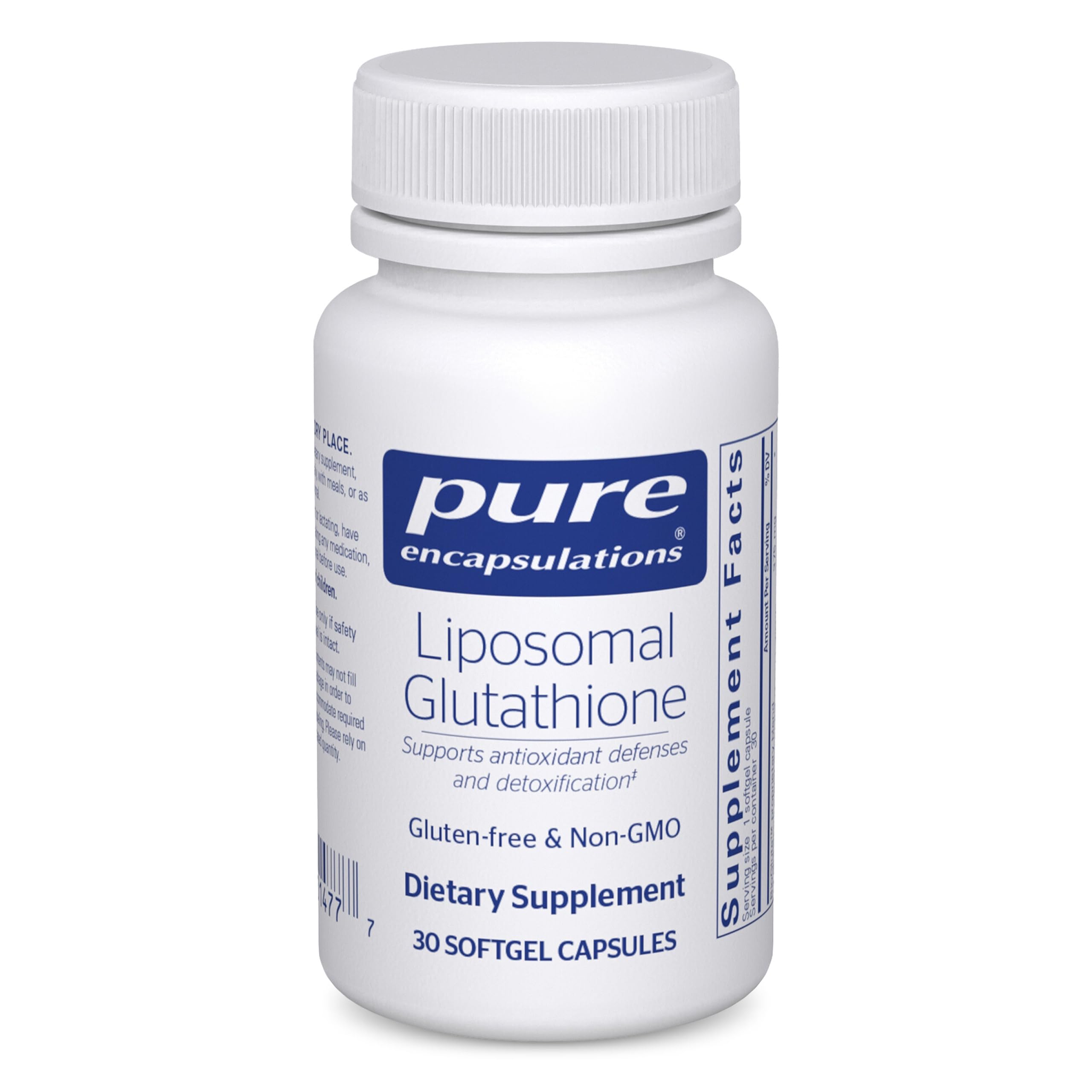 Pure EncapsulationsLiposomal Glutathione | Supplement for Immune Support, Liver, Antioxidants, Detoxification, and Free Radicals* | 30 Softgel Capsules