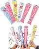 Self-inflating Party Poppers 10 Pieces - Firework for Celebrations Safe Confetti Birthday Holiday Performances Creative Prop Automatic Inflation Festive Atmosphere