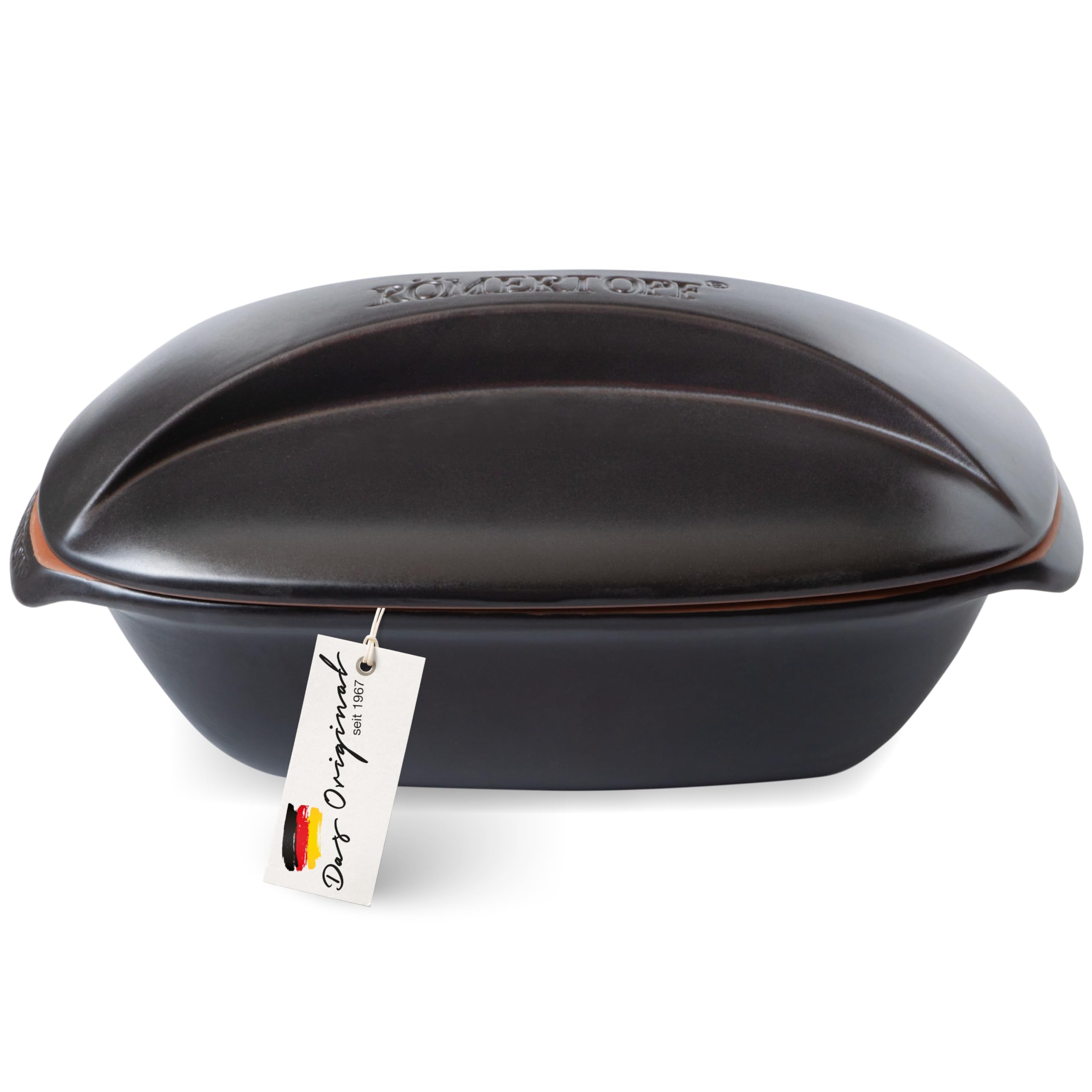 Römertopf CULINARIO Roasting Dish for 4 People - 3 Litre Casserole Dish with Ceramic Lid - For Stewing, Roasting and Steam Cooking - Oven-Safe