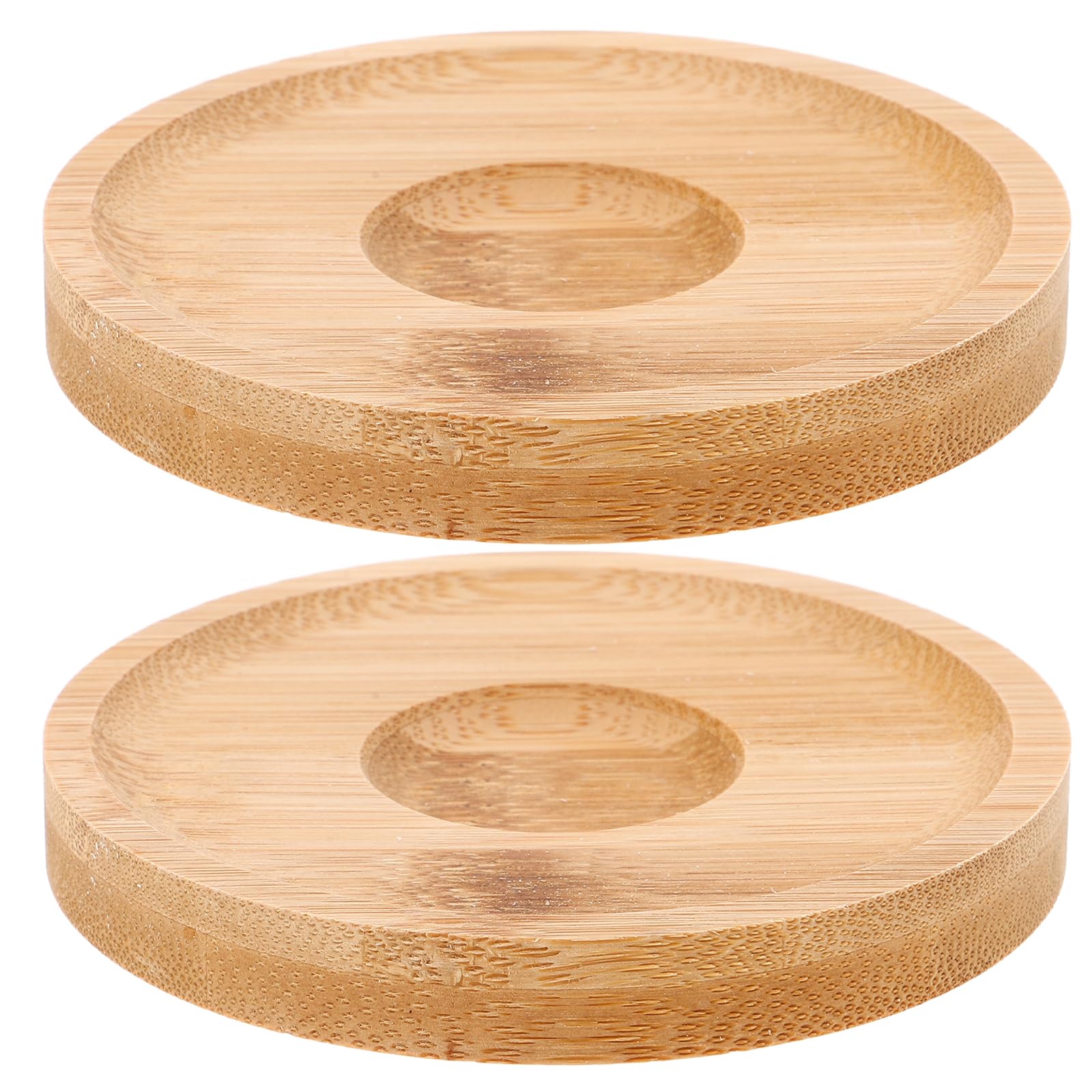 VOSAREA 1set Cup Base Wine Glasses Wine Cups Table Coasters Cup Pad Rotation Glass Cup Mat Wine Coaster Rotating Whiskey Glass Coaster Mat Cup Mat for Drinks Khaki 2pcs