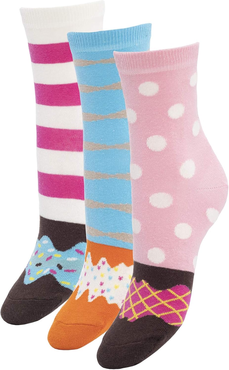 1SOCK2SOCK womens Donut Socks Women
