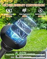 Vista 3 de ALEPOD Solar Pathway Lights Outdoor - 8 Pack Solar Powered Garden Lights Waterproof IP65, Decor Landscape Lighting with Three Lighting Modes for