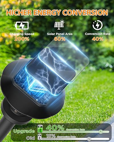 Miniatura 3 de ALEPOD Solar Pathway Lights Outdoor - 8 Pack Solar Powered Garden Lights Waterproof IP65, Decor Landscape Lighting with Three Lighting Modes for