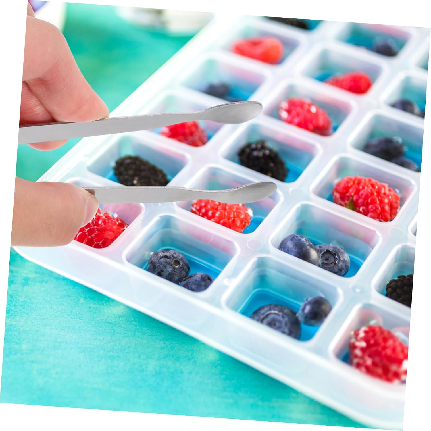 6pcs Mini Stainless Steel Serving Tongs for Sugar Cube Ice Appetizers Tea Party