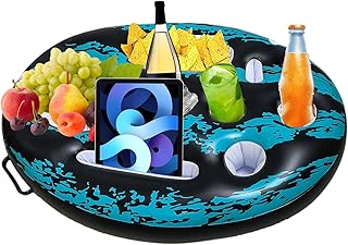 bebida flutuante para piscina | Acessórios para lanches piscina 9 buracos,Bóias para bebidas para piscina, Acessórios para piscinas para adultos, Bóias para bebidas para Lafan