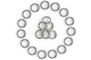 3/4 Inch Round Welded O Rings for Dog Collar, Macrame Hangers, Slings