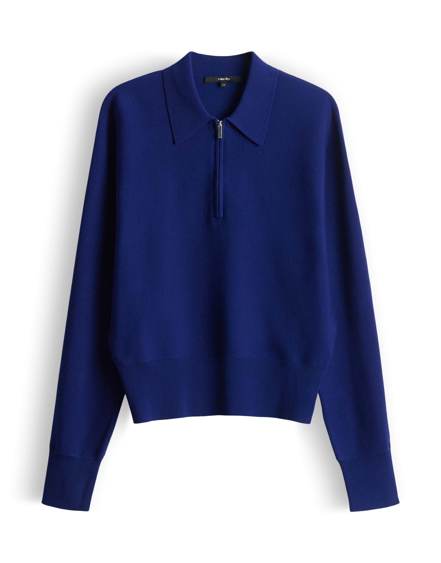 someday Damen Pullover | TINEKI Loose Strickpullover mit Polokragen