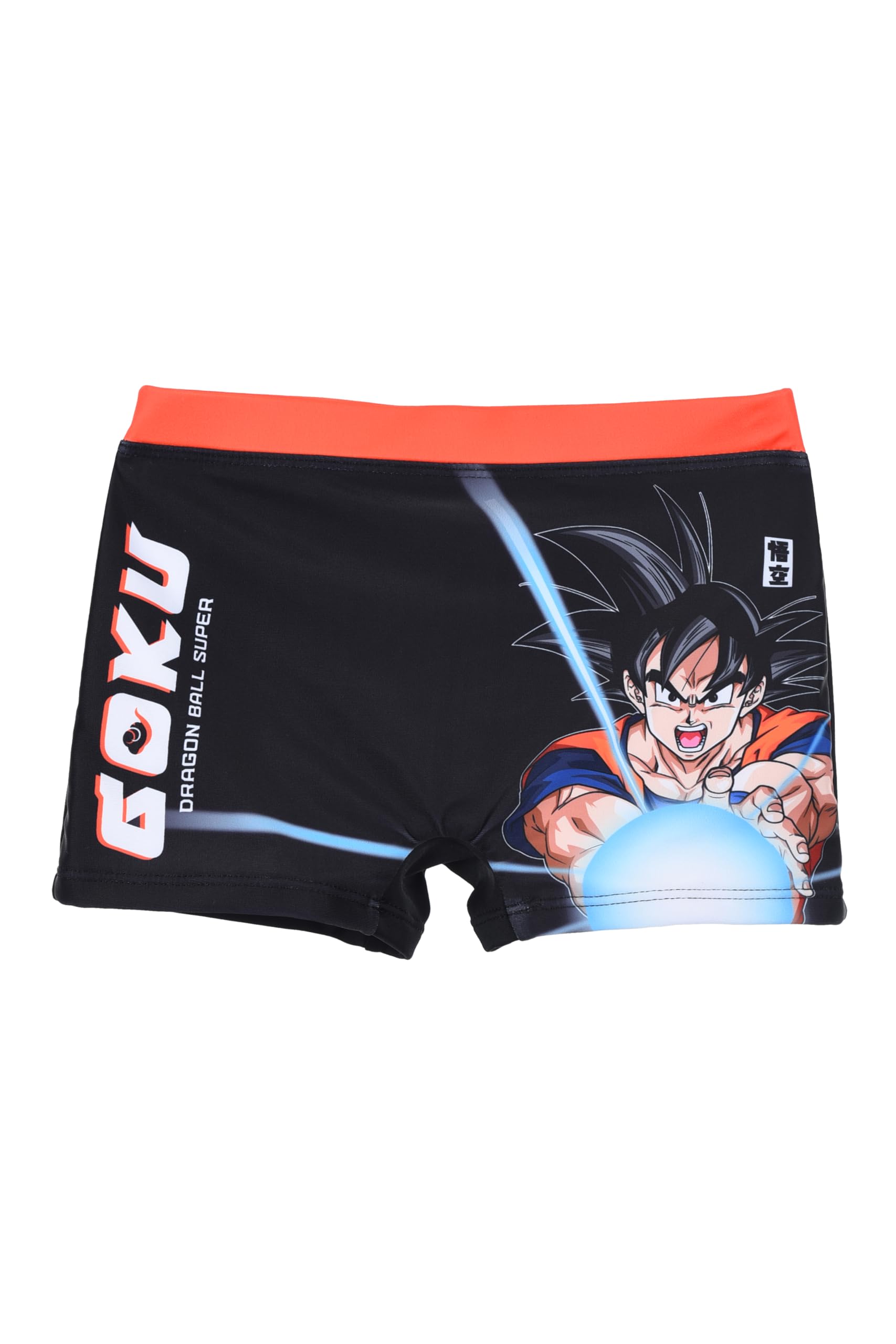 Dragon Ball Z Bañador para Niño, Goku Shorts de Baño Bañador de Natación Infantil, Tallas 4 a 10 Años