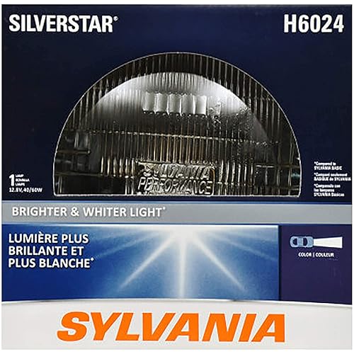 SYLVANIA - H6024 SilverStar Sealed Beam Headlight - High Performance