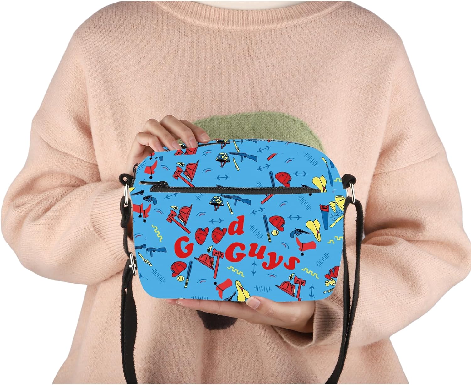 WSNANG Horrible Movie Inspired Gift G G Crossbody Bag Horror Movie Lover Shoulder Bag(G G CB2) - Image 2