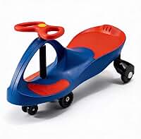 Carrinho de Rolimã Infantil Gira Gira sem Pedal URBANIUS, Volante 360° e Estrutura Reforçada – Certificado pelo INMETRO, 3+ Anos (Azul e Laranja)
