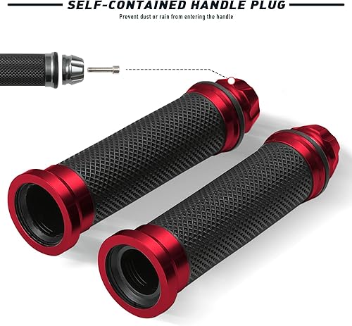 Miniatura 2 de DREAMIZER 78 pulgadas 0.866 in mango universal motocicleta mango mango mango motocicleta agarre motocicleta mango mango mango cubierta de manillar