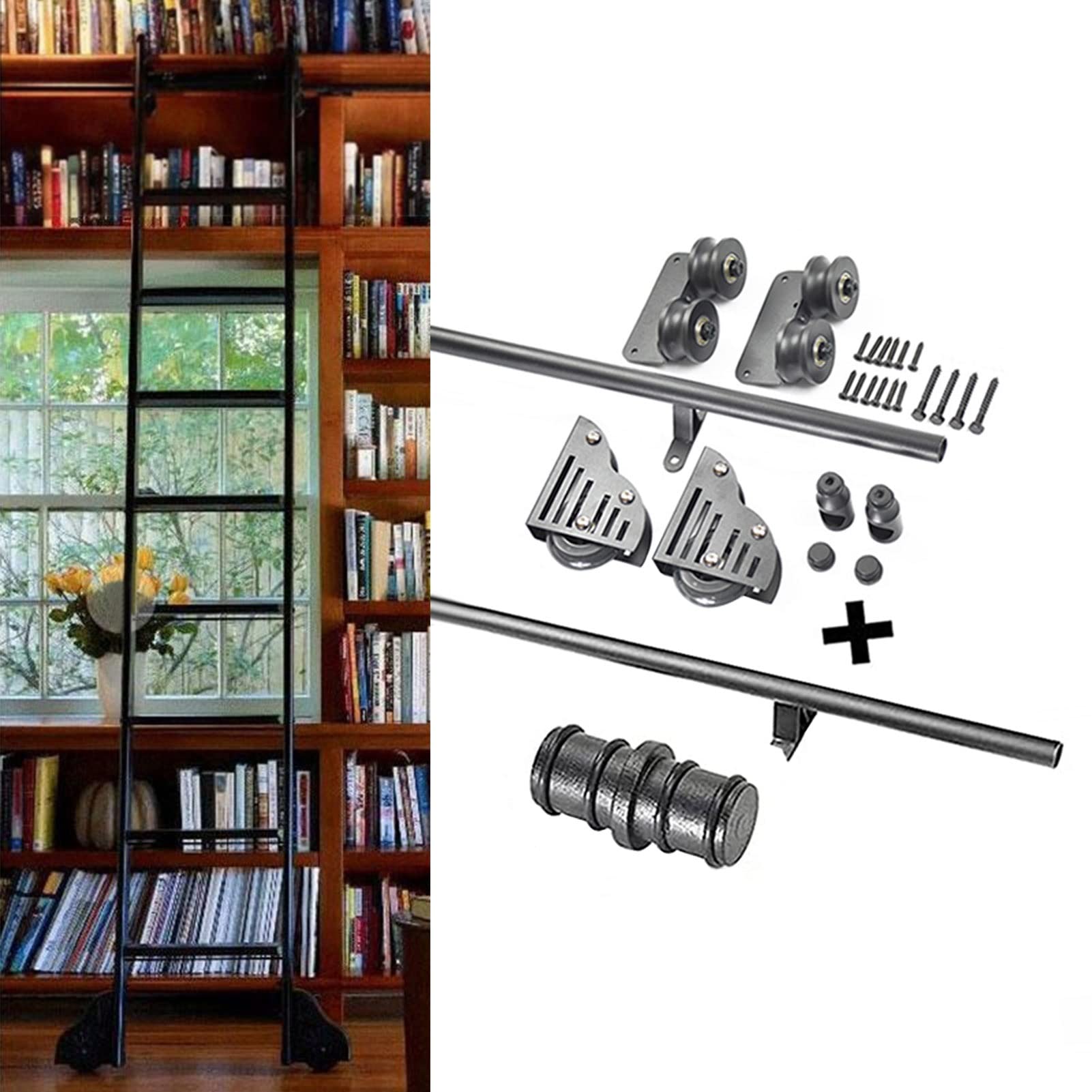 Kit quincaillerie pour porte coulissante MiroDo rails de 3,3 à 20 pieds