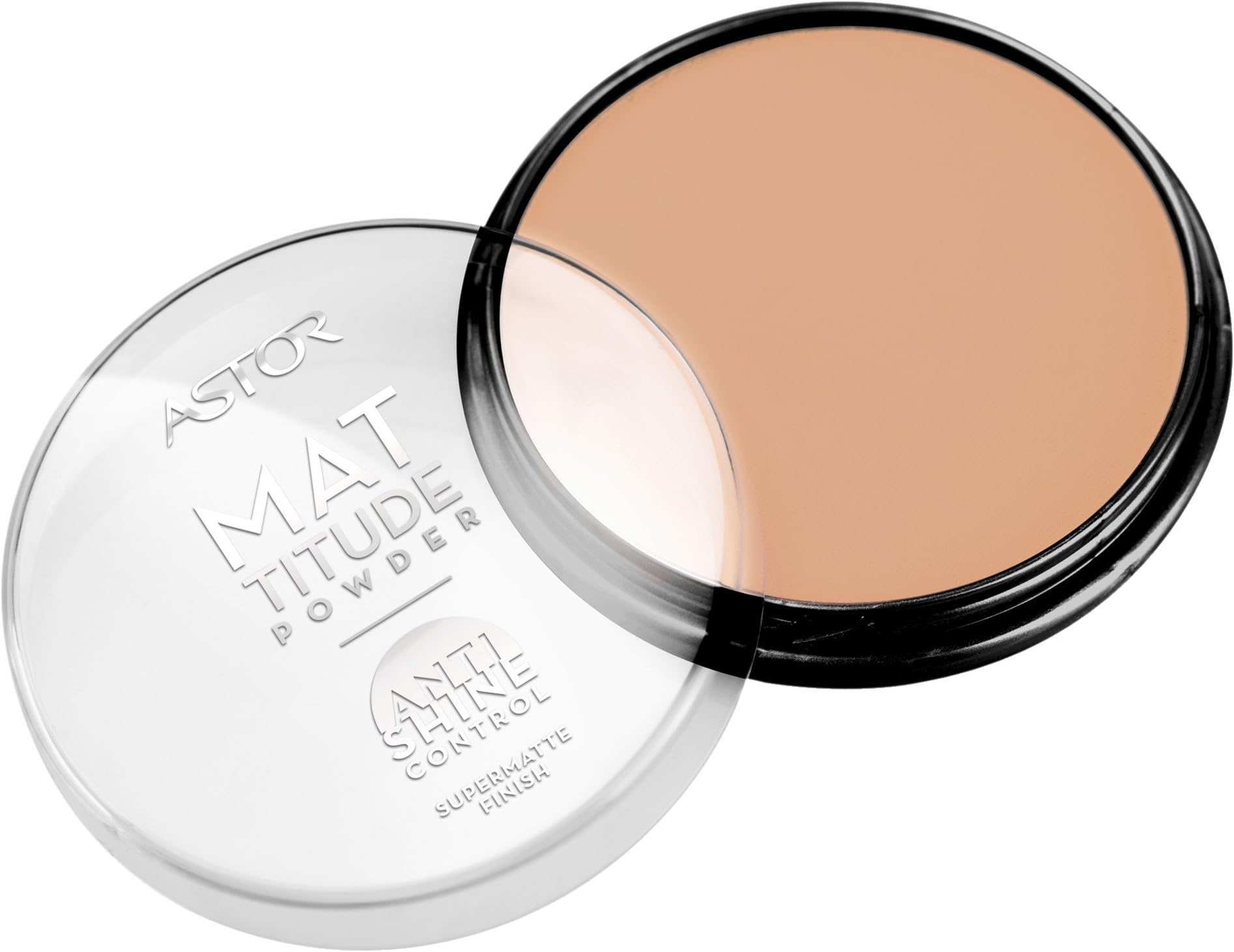 Astor anti-shine mattitude powder, mattifying powder, pack of 1 (1 x 14 g)
