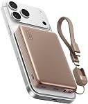INIU for MagSafe Power Bank, Slimmest 25W Qi2.2 10000mAh Magnetic Portable Charger, 45W PD Fast Charging with Attached USB C Cable, Battery Pack for iPhone Air 17 16 15 14 13 12 Only