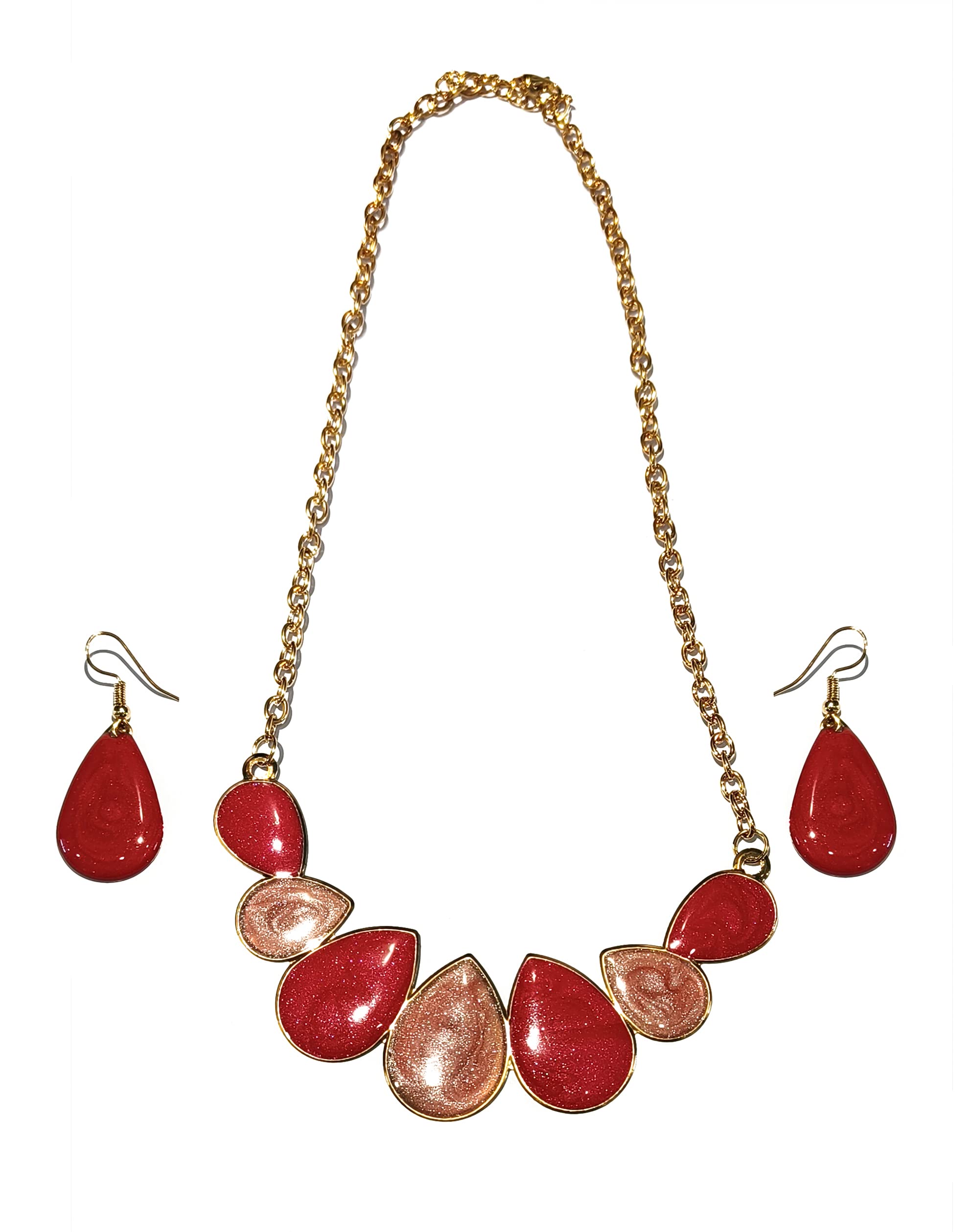 See full amazon price history chart for LA BELLEZA Gold Plated Enamel Polish Necklace | Neckpiece with Earrings for Girls and Women (Red & Pink) LA BELLEZA Gold Plated Enamel Polish Necklace | Neckpiece with Earrings for Girls and Women (Red & Pink) (B0BPJW48SP) Amazon Price History, Amazon Price Tracker
