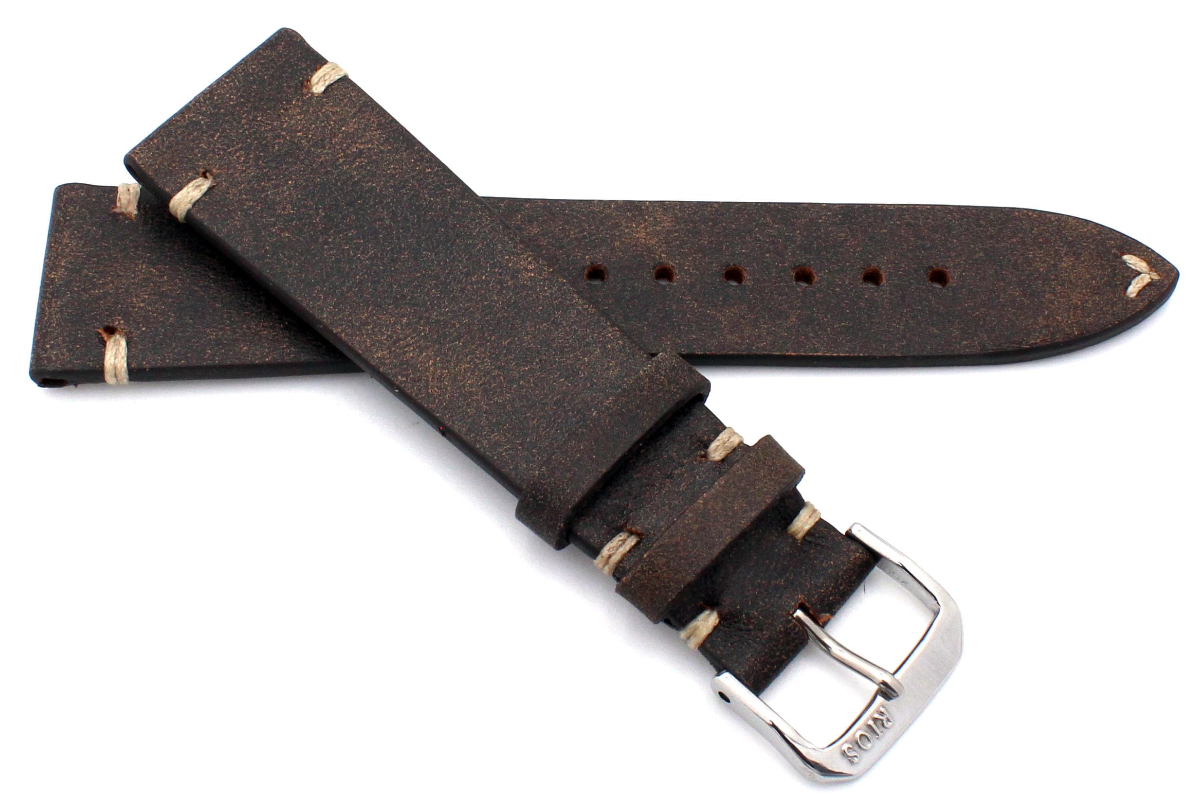 RIOS1931 Sagittarius Vintage Rindsleder-Uhrenarmband