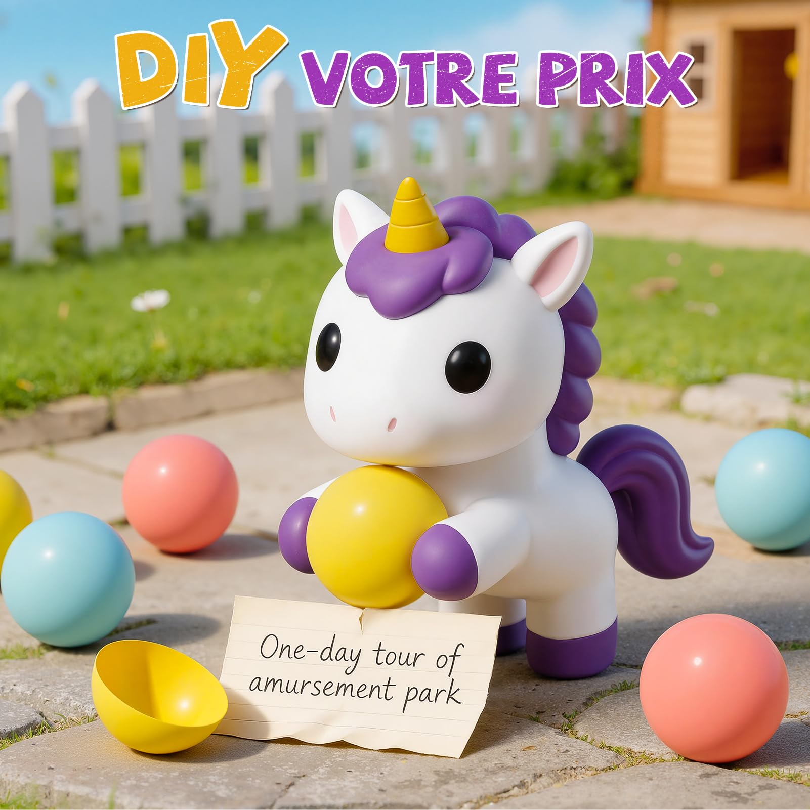 Machine à Pince pour Enfants, Distributeur de Bonbons Licorne avec Lumières Sonores, Jeu d'Arcade Jouet Fille 4-6 Ans