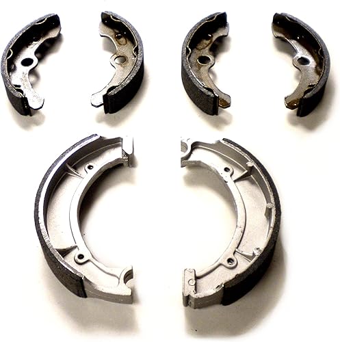 Monster - Juego de zapatas de freno para Yamaha Kodiak 400 93-98 y Big Bear 350 96-98 ATV