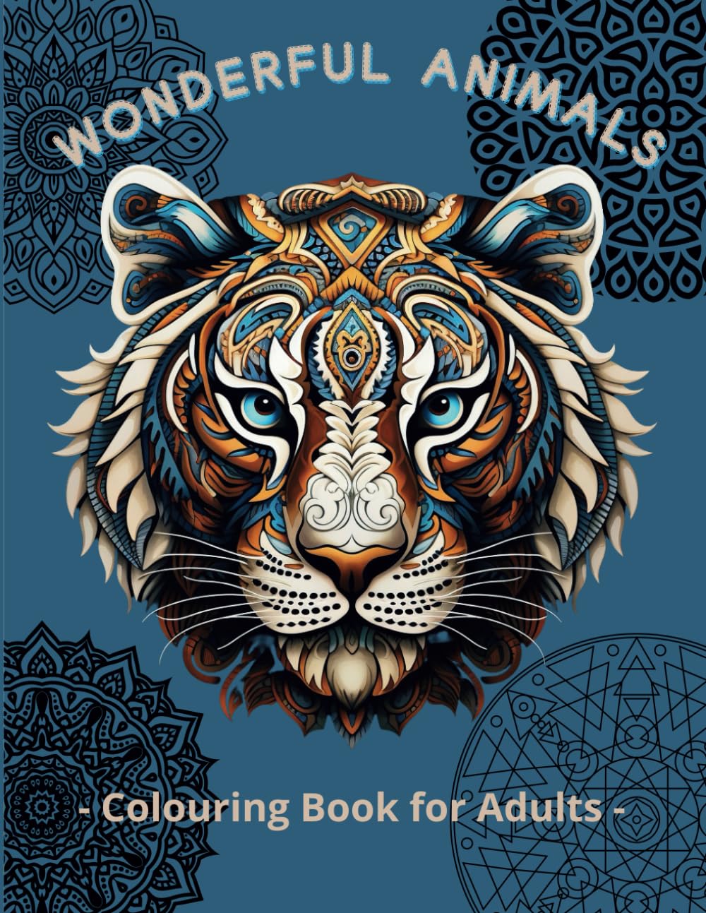 Livre de coloriage animaux mandala pour adulte anti stress et détente