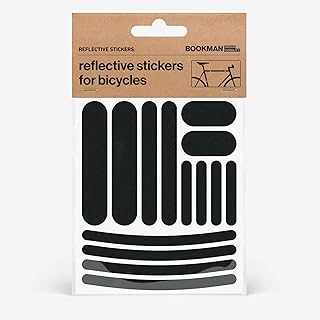 Bookman Urban Visibility Reflective Stickers Strips Black