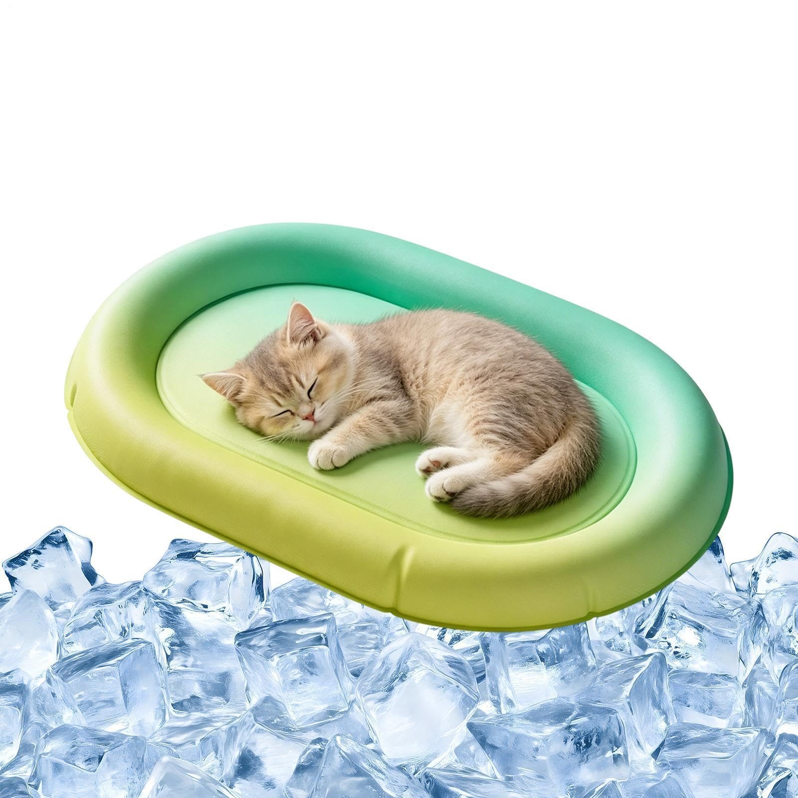 Tappetino refrigerante per gatti, leggero, resistente ai , impermeabile, per l'estate, all'aperto, casa, auto, viaggi, patio, gabbie per cani che dormono