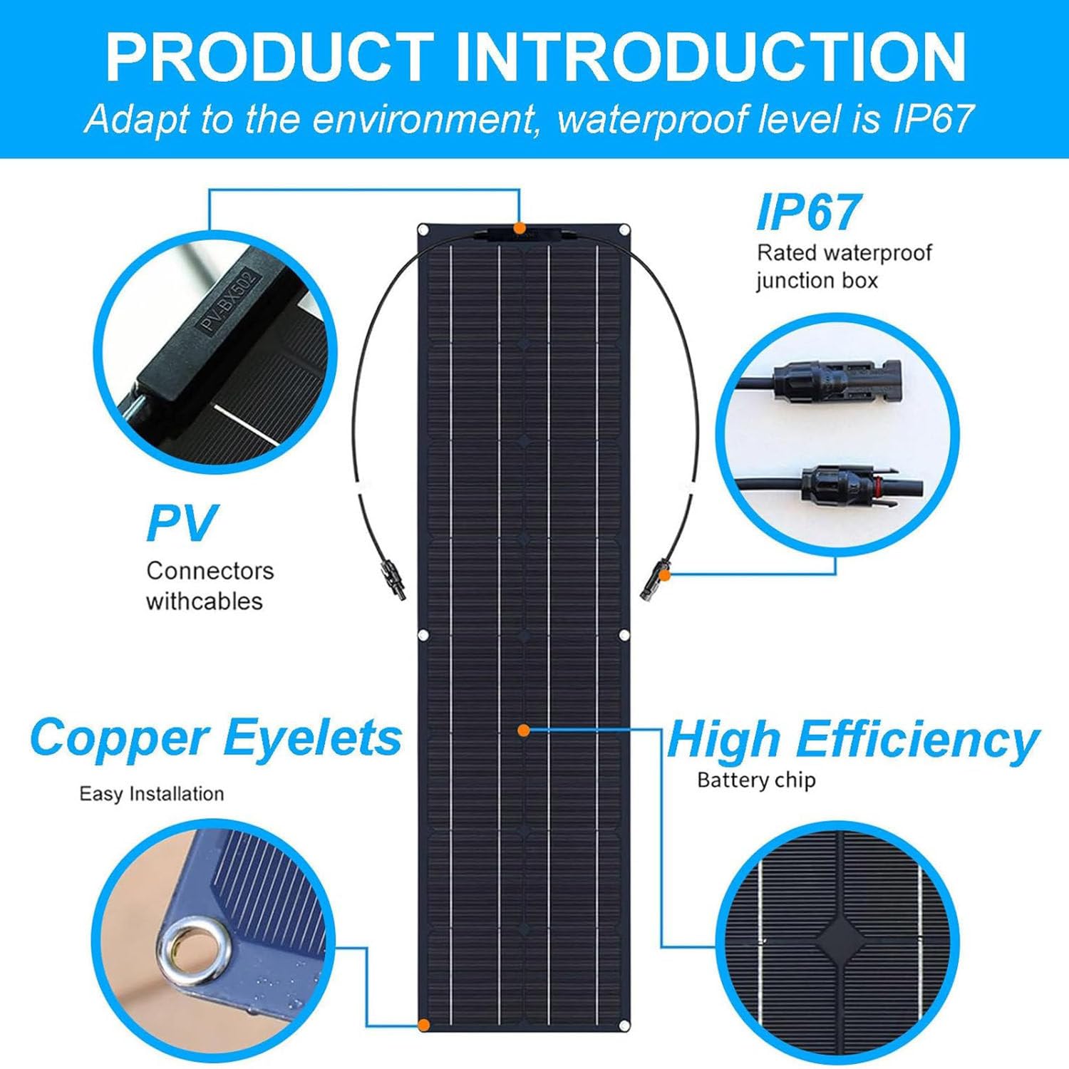 Kit Pannello Solare Flessibile, Pannello Solare Ultrasottile Da 400 Watt, Pannelli Solari Monocristallini Flessibili, Con Regolatore Di Carica Da 40 A