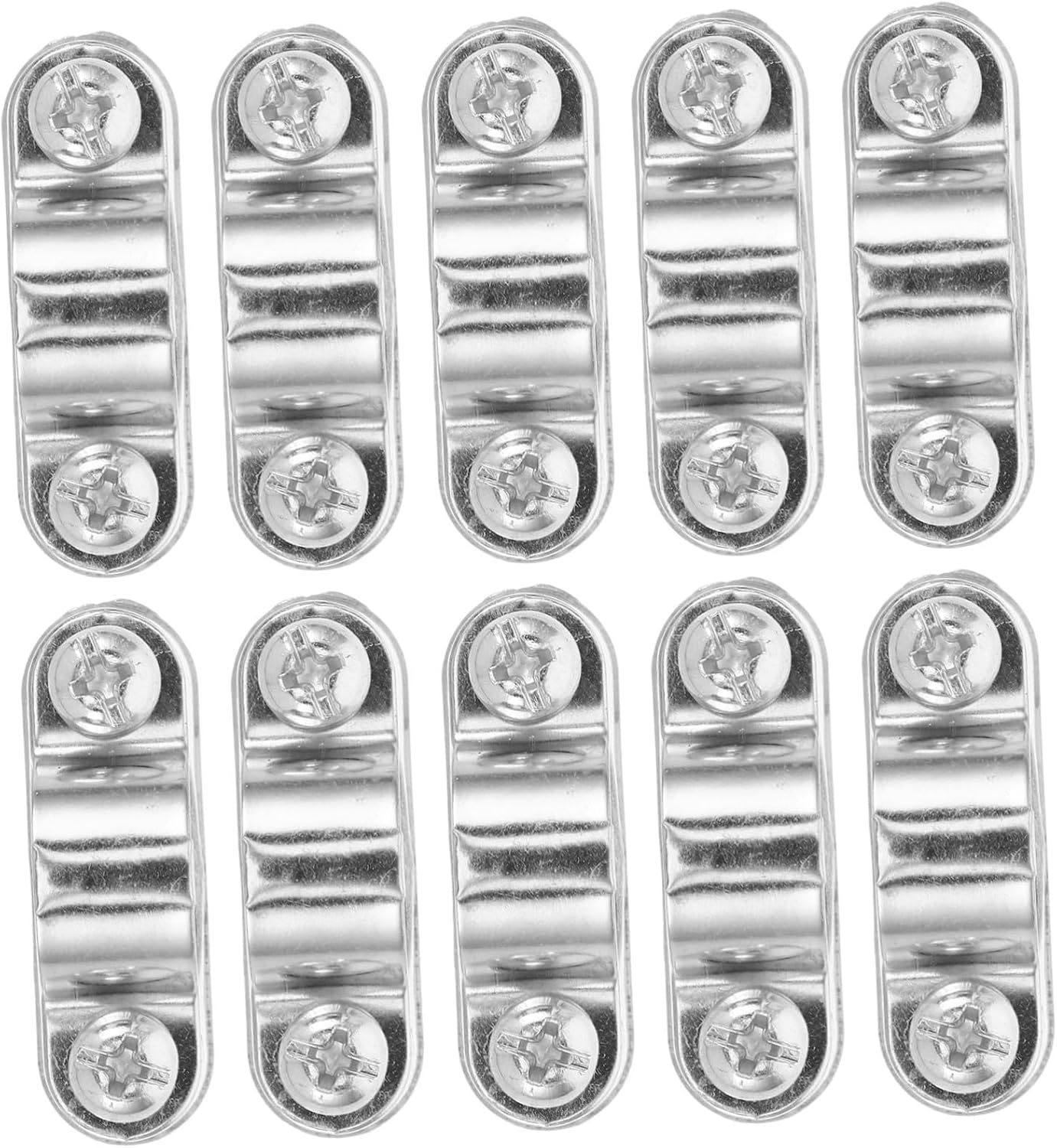 10pcs Pipe Support Brackets Durable Tube Clamps for Securing Pipes Wall and Ceiling Mounts Grade for Plumbing Hvac and DIY Installations