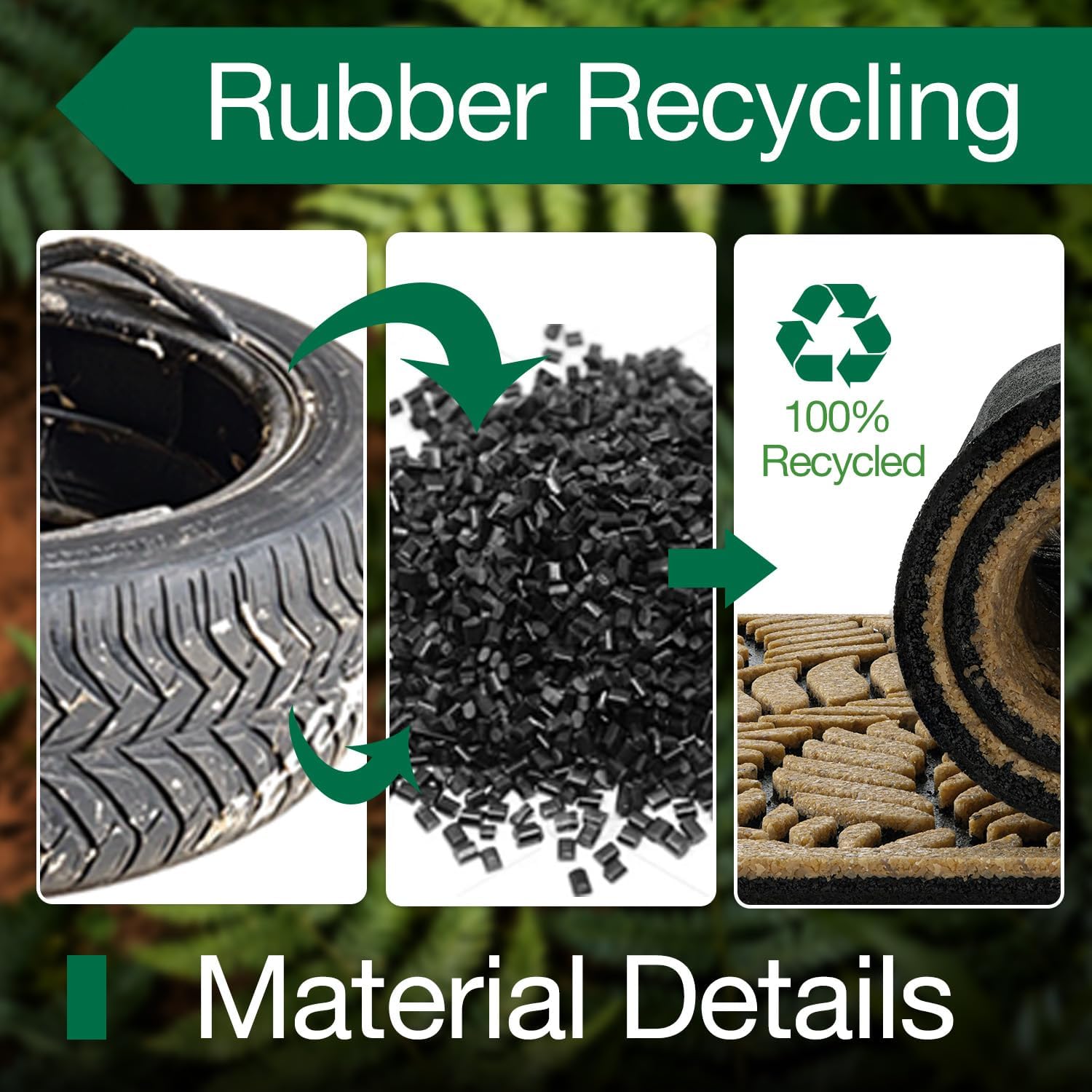 LUMI Outside Entrance Door mat, 24"x36" Non Slip Absorbent Durable Heavy Duty Welcome Front Door Mat,Thick Natural Rubber Back, Stain and Fade Resistant Floor Mat